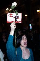 Women's March In Tbilisi For The International Women's Day