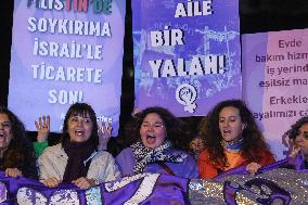 Women's Day Night March - Istanbul