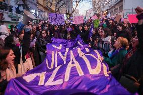 Women's Day Night March - Istanbul