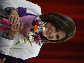 Guatemala's Vice President Karin Herrera Speaks on Combating Gender Violence at Belen High School