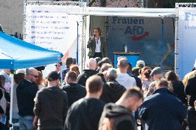 AFD Rally For International Women's Day And Counter Protest In Essen