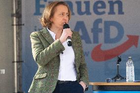 AFD Rally For International Women's Day And Counter Protest In Essen