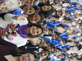 Guatemala's Vice President Karin Herrera Speaks on Combating Gender Violence at Belen High School