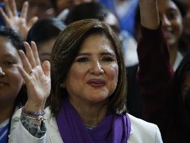 Guatemala's Vice President Karin Herrera Speaks on Combating Gender Violence at Belen High School