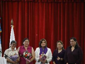 Guatemala's Vice President Karin Herrera Speaks on Combating Gender Violence at Belen High School