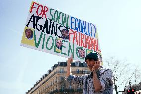 International Women Rights Day Demonstration - Paris AJ