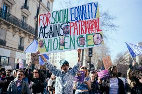 International Women Rights Day Demonstration - Paris AJ