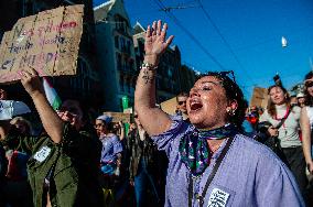 International Women's Day Rally Held In Amsterdam.