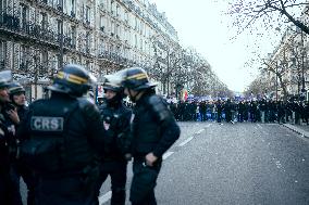Nemesis collective during International Women's Day - Paris AJ