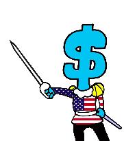 Cartoon Trump's' America First Tariffs And Foreign Policy