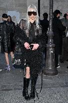 PFW Ann Demeulemeester Outside Arrivals