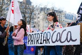 International Women's Day In Paris, France