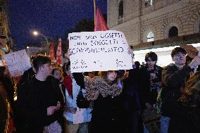 Women's Rights March In Bari On International Women's Day