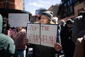 Hundreds Protest At Manhattan Tesla Showroom; Six Arrests