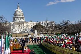 Free Iran Supporters Are Protesting In Washington D.C.