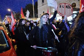 Women's Rights March In Bari On International Women's Day