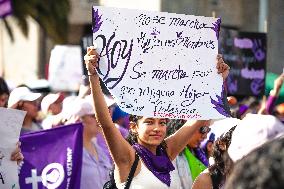 International Women's Day Strike In Mexico