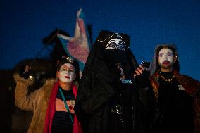 Drag march against Trump takeover of the Kennedy Center for the Performing Arts