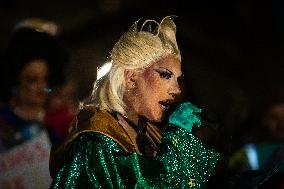 Drag march against Trump takeover of the Kennedy Center for the Performing Arts