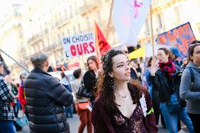 International Women's Day In Paris, France