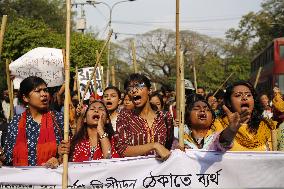 Students Protest Against Rape In Bangladesh