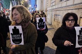 Women's Rights March In Bari On International Women's Day