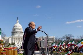 Free Iran Supporters Are Protesting In Washington D.C.