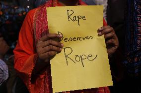 Students Protest Against Rape In Bangladesh
