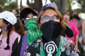 International Women's Day Strike In Tlaxcala