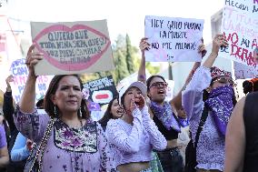 International Women's Day Strike In Tlaxcala