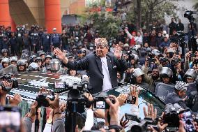 Former King Gyanendra Shah Grand Rally In Nepal