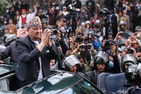 Former King Gyanendra Shah Grand Rally In Nepal