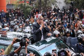 Former King Gyanendra Shah Grand Rally In Nepal