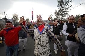 Pro-monarchists Hit The Street Of Nepal In Welcome Of Former King Gyanendra Bir Bikram Shah