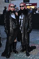 PFW Ann Demeulemeester Outside Arrivals