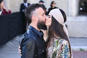 PFW Elie Saab Arrivals