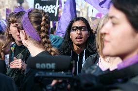 International Women Rights Day Demonstration - Paris