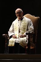 Religion: Cardinal Michael Czerny, leads the Rosary for the Pope's health in St. Peter's Square on March 8, 2025