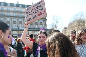 International Women Rights Day Demonstration - Paris