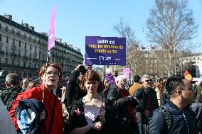 International Women Rights Day Demonstration - Paris