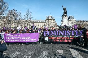International Women Rights Day Demonstration - Paris