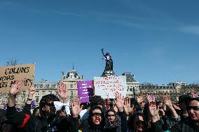 International Women Rights Day Demonstration - Paris