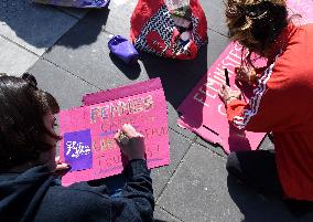 International Women Rights Day Demonstration - Paris
