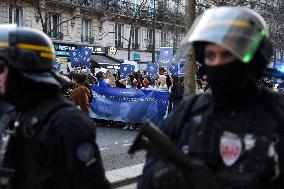 International Women Rights Day Demonstration - Paris
