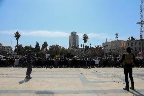 Demonstration in support of the new government - Aleppo