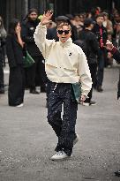 PFW Lacoste Outside Arrivals