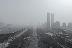 Sand and Dust Weather Hit Yinchuan