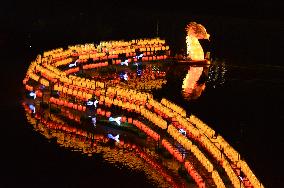 Golden Snake Lantern Boat in Zhangzhou