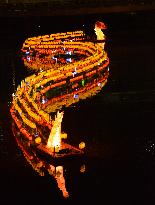 Golden Snake Lantern Boat in Zhangzhou