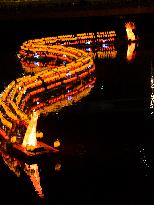 Golden Snake Lantern Boat in Zhangzhou